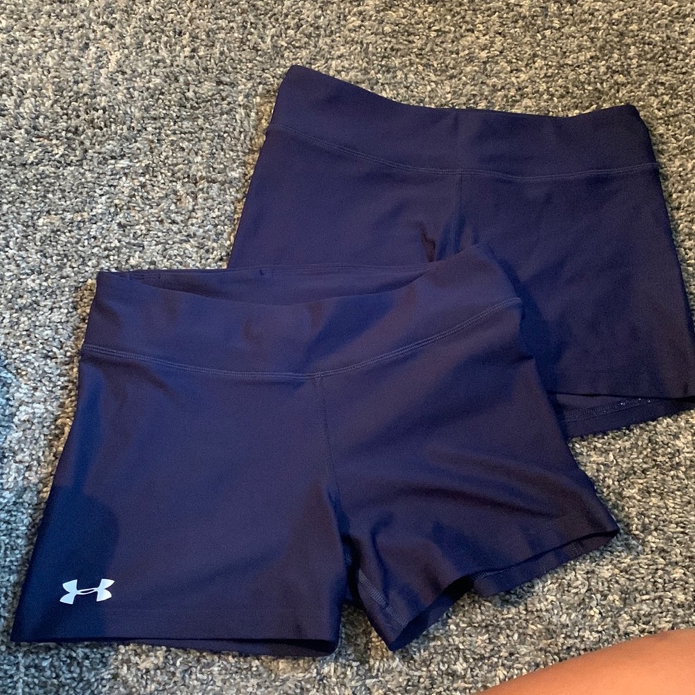Two Pack Navy Under Armor Spandex